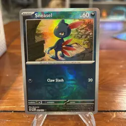 Pokemon Card - Sneasel 061/131 Master Ball Reverse - Prismatic Evolutions - NM ⭐ - Image 1