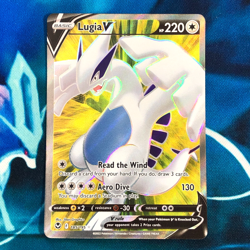 Lugia V - 185/195 - Full Art Rare Silver Temptest - Pokemon Card - NM - Image 1