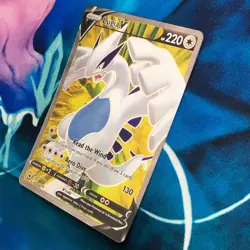 Lugia V - 185/195 - Full Art Rare Silver Temptest - Pokemon Card - NM - Image 4