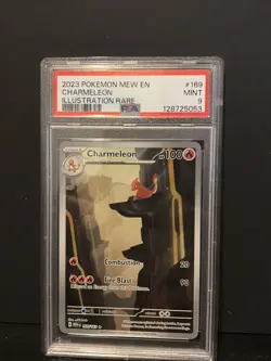 Pokemon TCG Scarlet & Violet Charmeleon Card #169/165 Mint PSA 9 Graded - Image 1