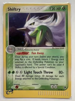 Shiftry Holo 12/100 2003 Ex Sandstorm Holo Rare Pokemon Card - NM / M - Image 1