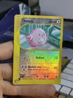 Chansey 69/147 Aquapolis 2002 Reverse Holo E-Series Nintendo Pokemon Card TCG - Image 3
