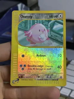 Chansey 69/147 Aquapolis 2002 Reverse Holo E-Series Nintendo Pokemon Card TCG - Image 4