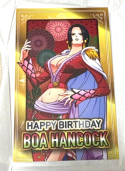PREORDER Super Rare Boa Hancock One Piece Tower Exclusive Gold Holo Card - Image 1
