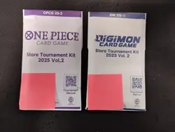 One Piece, and Digimon Card Game Store Tournament Kit 2025 Vol. 2 Sealed - Image 1