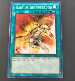 Yu-Gi-Oh! Invasion Of Chaos Heart Of The Underdog Common Spell Card IOC-EN032 NM - Image 1