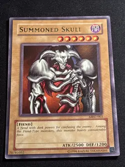 Summoned Skull MRD-003 Unlimited Yu-Gi-Oh Metal Raiders Ultra Rare Card MP - Image 1