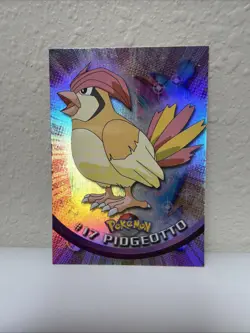 Topps Pokemon #17 Pidgeotto HOLO/FOIL CARD - TV Animation Edition, 1999 - Image 1