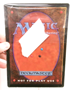 Magic The Gathering FOREST Large 6" X 9" Promo Card 1997 - Image 2