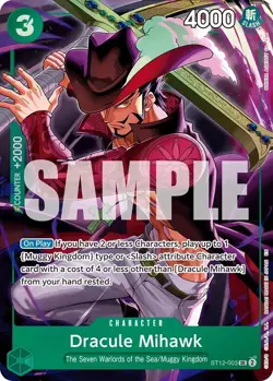 Dracule Mihawk (Illustration Box Vol.4) ST12-003 | One Piece Card Game - Image 1