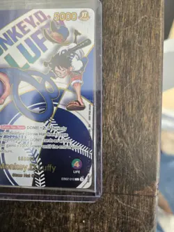 One Piece x Dodgers Collaborative Promo Card Monkey D. Luffy (Sealed) - Image 4