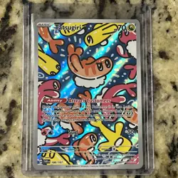Pokemon TCG Tatsugiri Twilight Masquerade Illustration Rare Card 186/167 NM - Image 1