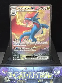 Pokemon Card Salamence EX 187/159 Journey Together Special Illustration Rare NM - Image 1