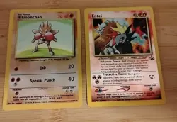 Pokemon Lot OVER 100 cards 1st Edition & Hitmonchan Holo in Pokemon Lunch Box - Image 2