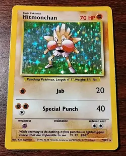 Pokemon Lot OVER 100 cards 1st Edition & Hitmonchan Holo in Pokemon Lunch Box - Image 3