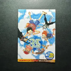 S1380 Straw Hat Crew One Piece Jump Festival 35th Anniversary Card Nami Robin - Image 1
