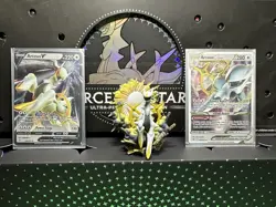 Arceus VSTAR Ultra Premium Collection w/ Box Playmat Dice & Coin & 2 Metal Cards - Image 1