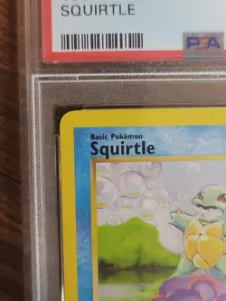 1999 Pokemon "PERFECT CENTERING " #63 SQUIRTLE PSA 9 Mint NEW FRESH SLAB - Image 4
