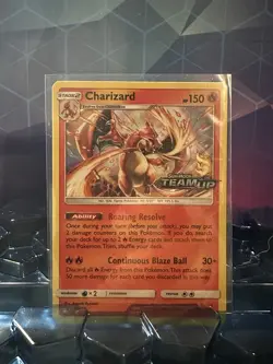 Pokemon 2019 Charizard SM158 Black Star Promo Prerelease Stamped Team Up NM - Image 4