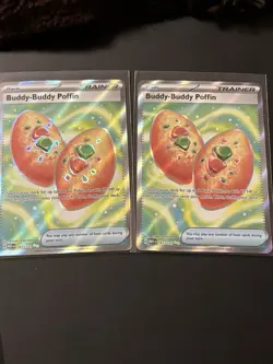 Pokemon TCG Mega Evolution Buddy Buddy Poffin 167/132 Full Art Trainer NM - Image 3