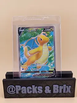 Dragonite V (Full Art) 076/078 Pokemon GO Holo Near Mint (NM) - Image 1