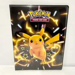 Ultra Pro Pokemon Paldean Fates Pikachu 9 Pocket 10 Page Binder Folder - Image 1