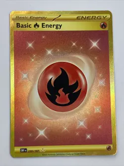 Basic Fire Energy 230/197 Pokemon TCG: SV03 - Obsidian Flames Hyper Rare - Image 2