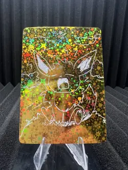 Eevee 18/25 - Numbered Hit Holo - PokeDoodly Fan Art - Pokemon NM - Image 1