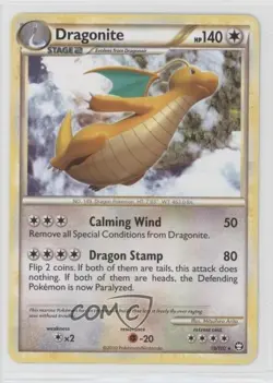 Dragonite Pokemon HeartGold & SoulSilver Triumphant #18 2010 - Image 1