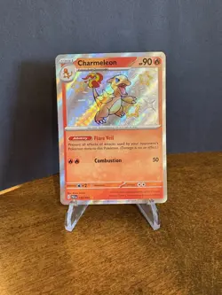 2024 POKEMON SV PALDEAN FATES - PAF EN #110/091 CHARMELEON SHINY RARE NM/M - Image 1