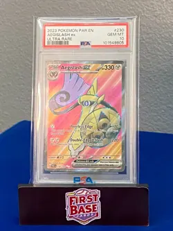 2023 Pokemon Paradox Rift Aegislash EX 230/182 Full Art PSA 10 Gem Mint - Image 1