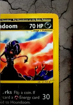Pokemon TCG Aquapolis Houndoom 15/147 Non-Holo Rare E-Series / E-Reader ?? - Image 4