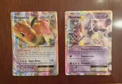 Pokemon TCG - Mewtwo & Dragonite EX - Jumbo - Oversized XY: Evolutions Set - Image 1