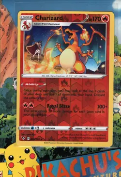 Pokemon TCG Charizard 025/185 Reverse Holo Vivid Voltage NM/M - Image 1
