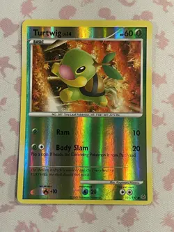 Pokemon TCG Turtwig 101/127 Ultra Rare Reverse Holo NM/LP - Image 1