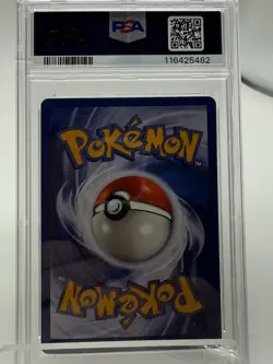 2000 Pokemon Black Star Moltres Aoki Error #21 PSA 7 - Image 2