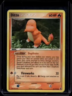 Pokemon TCG Ditto 61/113 Charmander Delta Species HP - Image 1