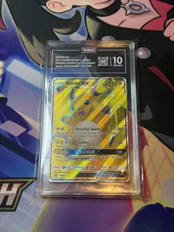TAG 10 RAICHU GX 2017 POKEMON SM BLACK STAR PROMO #SM90 SHIPS FAST - Image 1