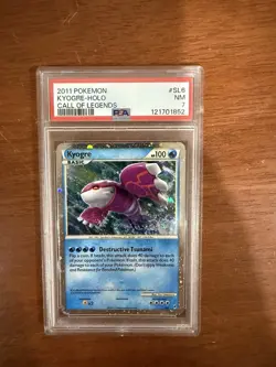 Pokemon Kyogre Call of Legends Holo Rare #SL6 PSA 7 - Image 1