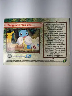 Exeggcute Plus One #6 Pokemon Topps The Movie 2000 NM - Image 2