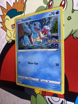 Squirtle SWSH233 Promo Cosmo Holo | Pokemon Go NM Swirl - Image 3