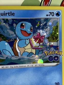 Squirtle SWSH233 Promo Cosmo Holo | Pokemon Go NM Swirl - Image 5
