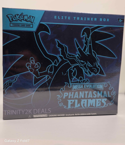 Pokemon Phantasmal Flames ETB 🔥 Mega Evolution • Sealed • In Hand • FAST Ship - Image 1