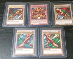 Yu-Gi-Oh Exodia The Forbidden One Arm Leg LCYW 1st Edition Secret Rare 5 Pieces - Image 1