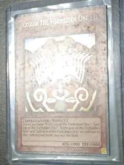 Yu-Gi-Oh Exodia The Forbidden One Arm Leg LCYW 1st Edition Secret Rare 5 Pieces - Image 2