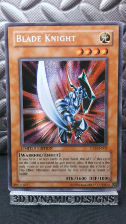 | Yugioh Blade Knight CT1-EN002 Secret Rare 2004 Collectors Tin LP/PL ?? | - Image 1