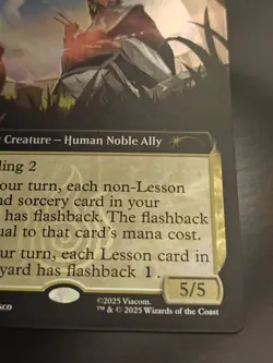 Iroh, Grand Lotus Promo Extend Art Foil BoxLunch Magic Avatar Card MTG Near Mint - Image 4