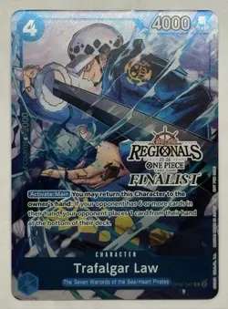 Trafalgar Law Offline Regional Finalist Card 2025 Vol 2 One Piece Promo Stamped - Image 1