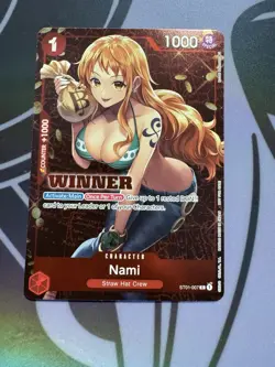 Nami (Tournament Pack Vol. 3) [Winner] - One Piece Promotion Cards ST01-007 - Image 1