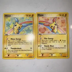 Plusle and Minun Hidden Legends 69/101 67/101 Pokemon Card Connected Art - Image 1